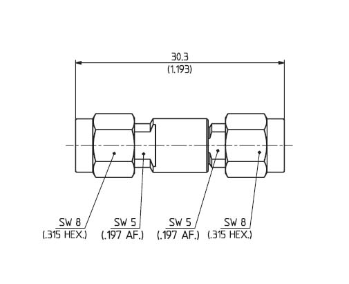 HuberSuhner/Adapter/32_PC35-50-0-2/199 NE